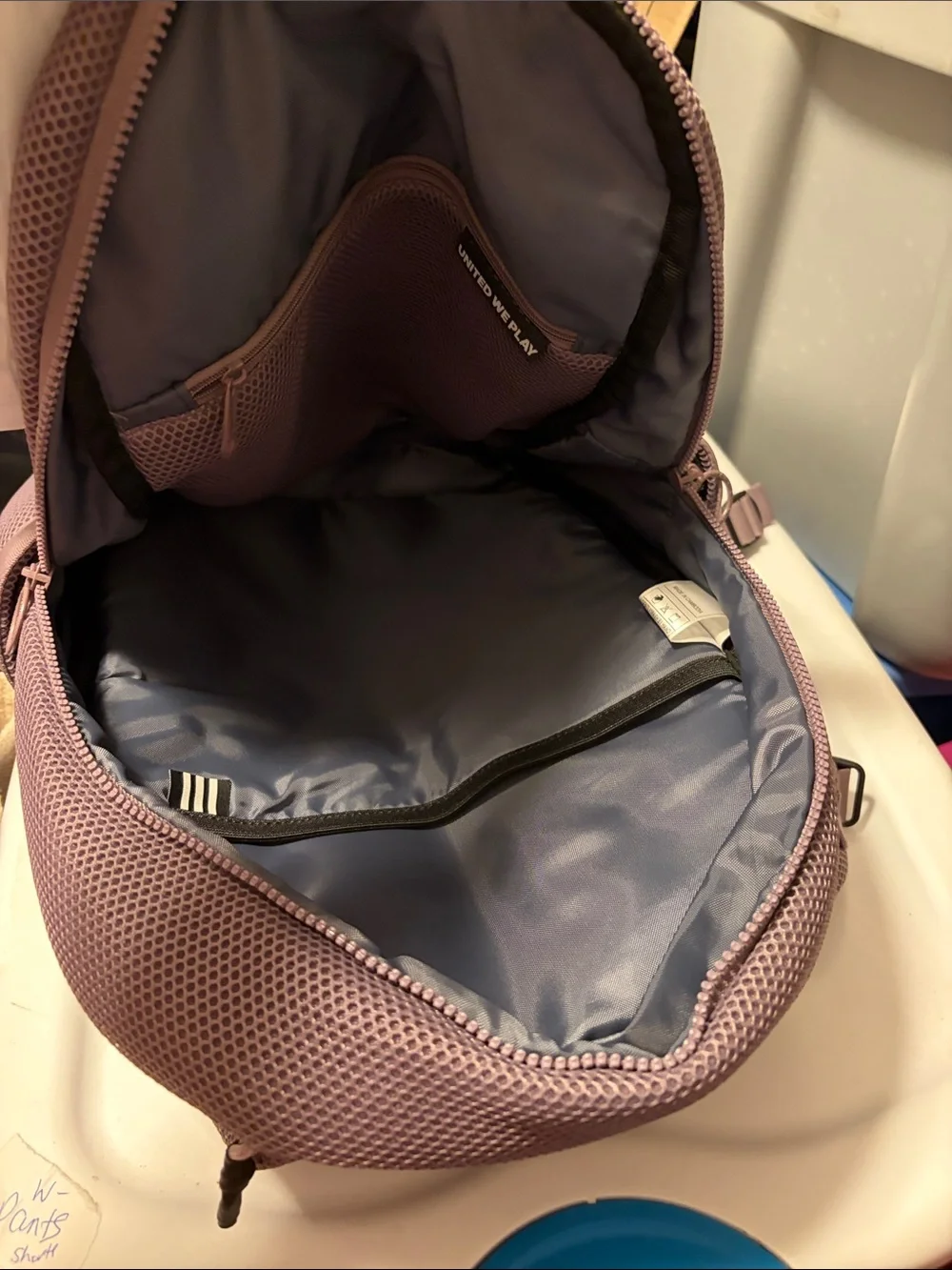 adidas Mauve Mesh Backpack - Picture 11 of 15
